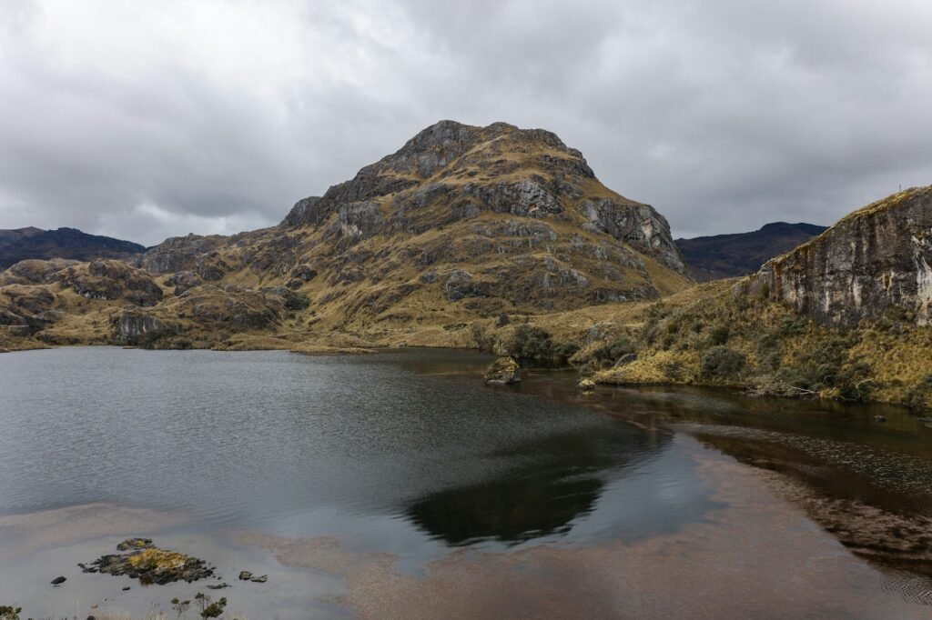 La Toreadora Lagoon in El Cajas National Park, Ecuador