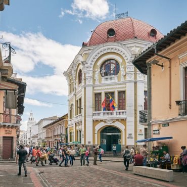 Old Town Quito Ecuador during the day