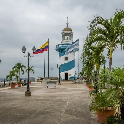 Lighthouse on top of Santa Ana hill - Guayaquil, Ecuador